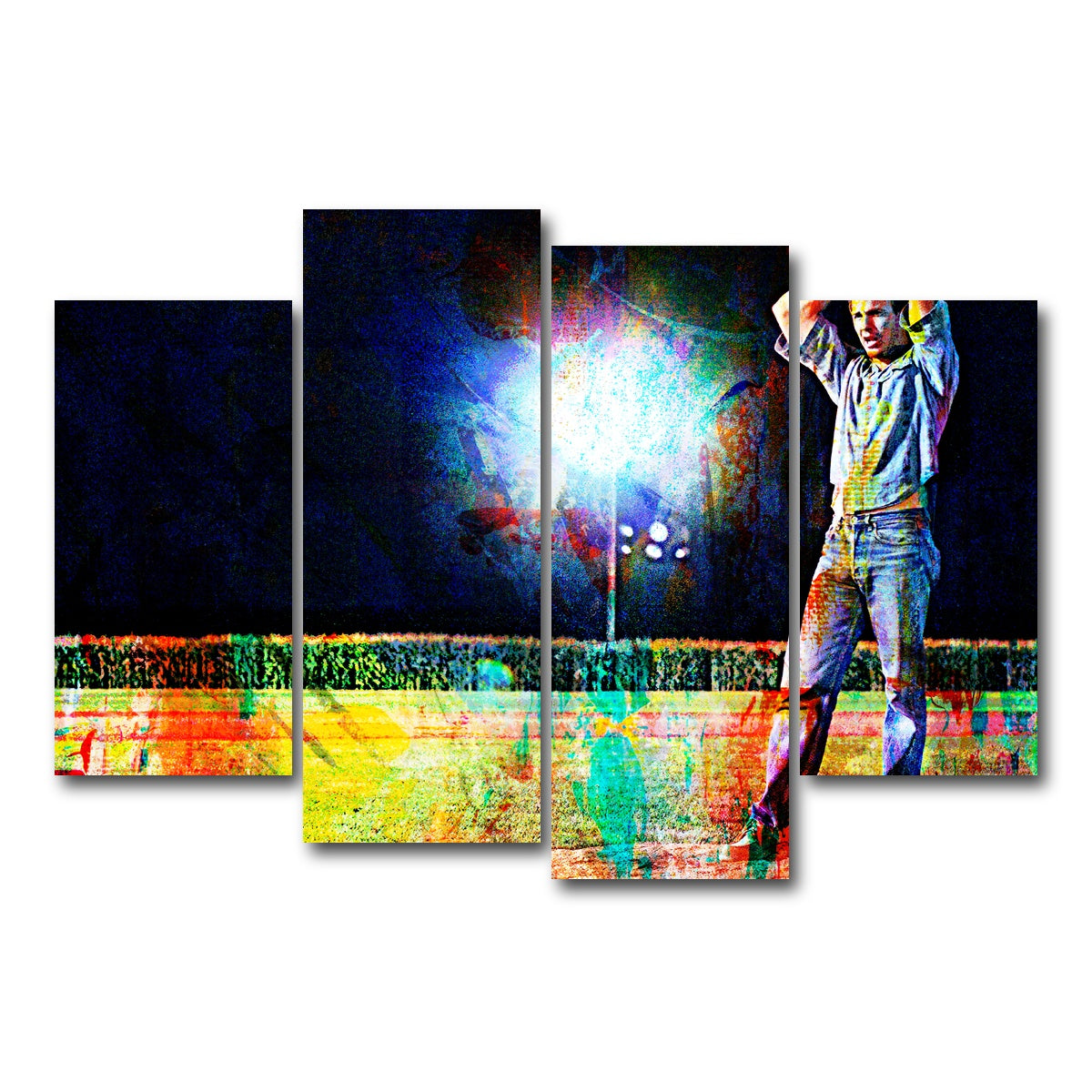 AUTO-MOCKUP WHITE | Field of Dreams - Ray | 4 Piece | Gallery Wrap Canvas | group=4_short