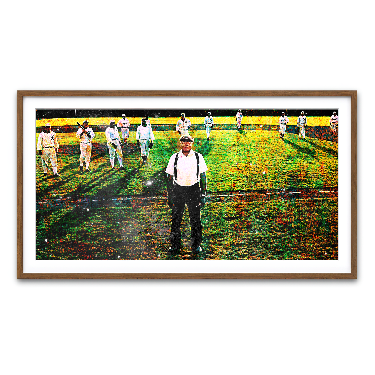 Framed Print 2x1 Walnut