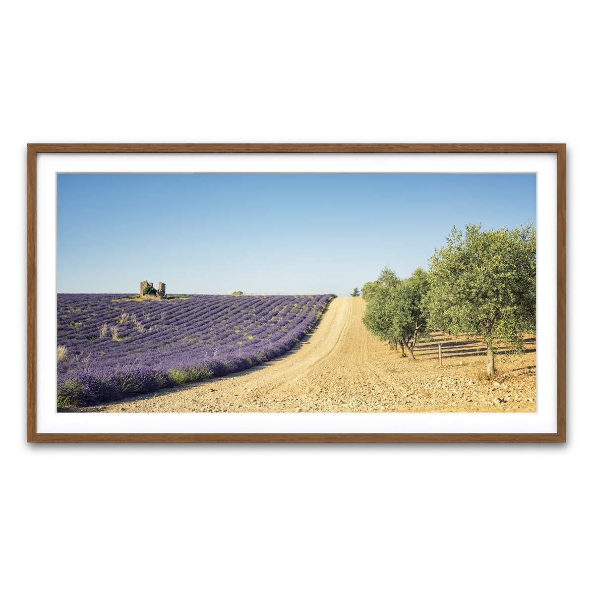 Framed Print 2x1 Walnut