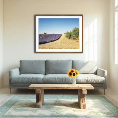 AUTO-MOCKUP ROOM | Fields In Provence Wall Art