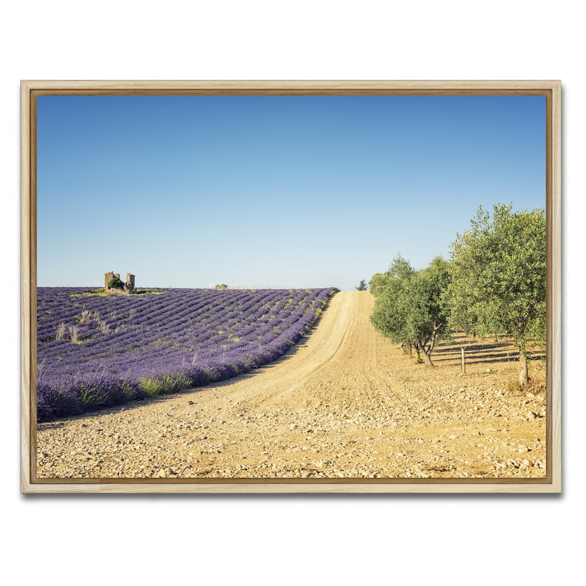 AUTO-MOCKUP WHITE | Fields In Provence | 1 Piece | Natural Framed Canvas | group=4x3