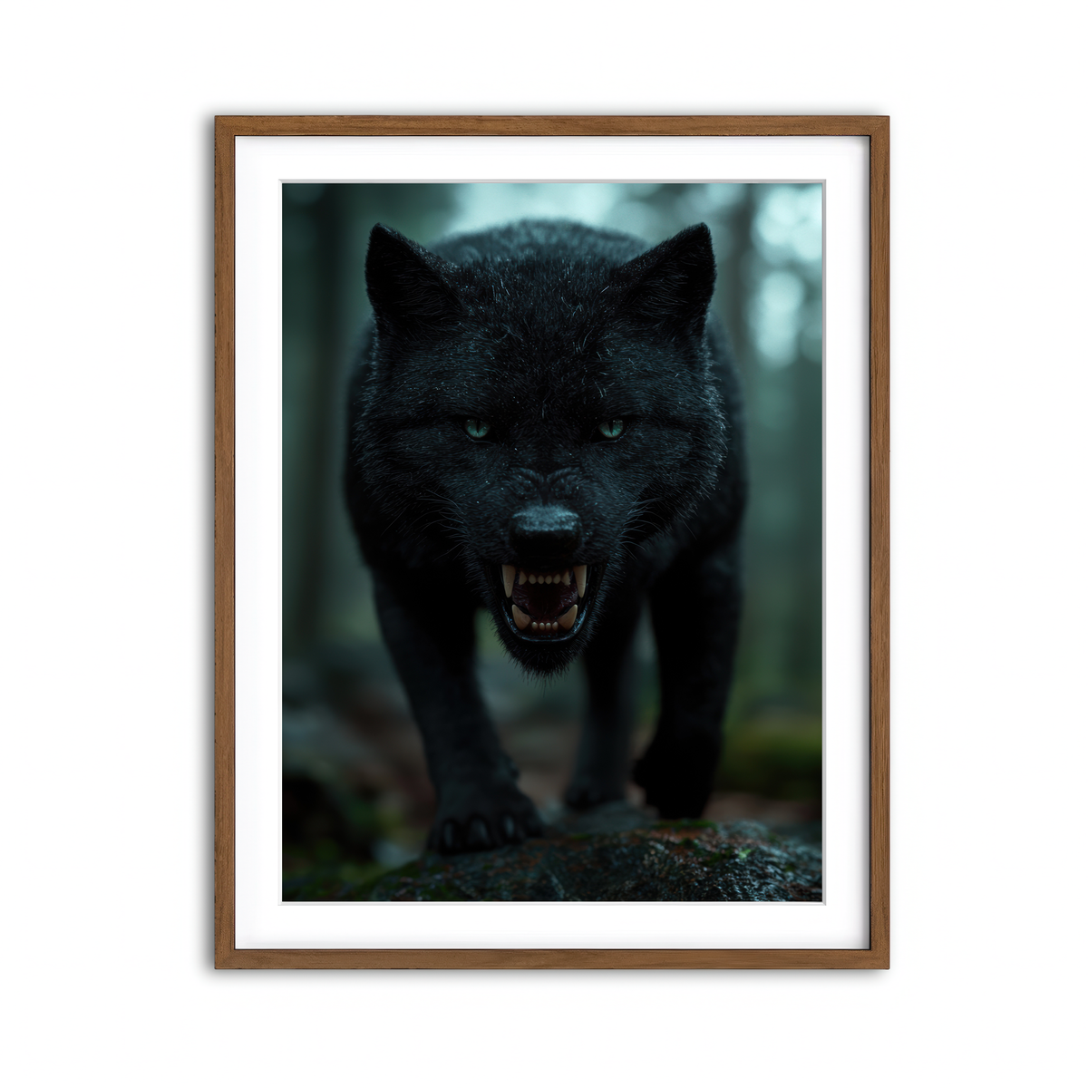 Framed Print 3x4 Walnut