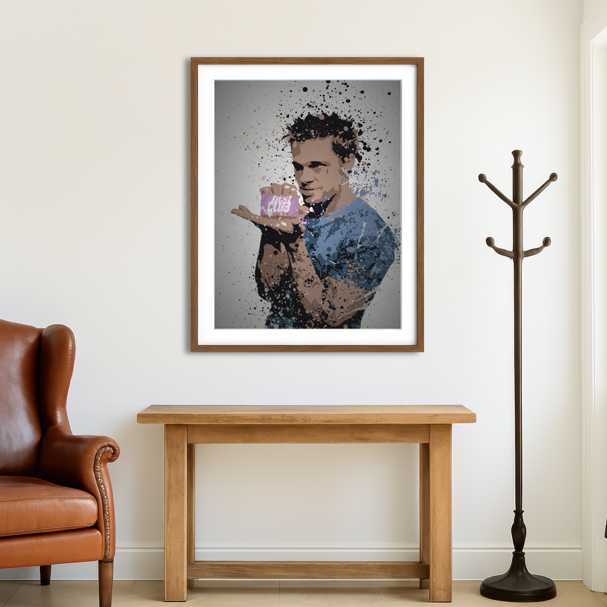 AUTO-MOCKUP ROOM | Fight Wall Art