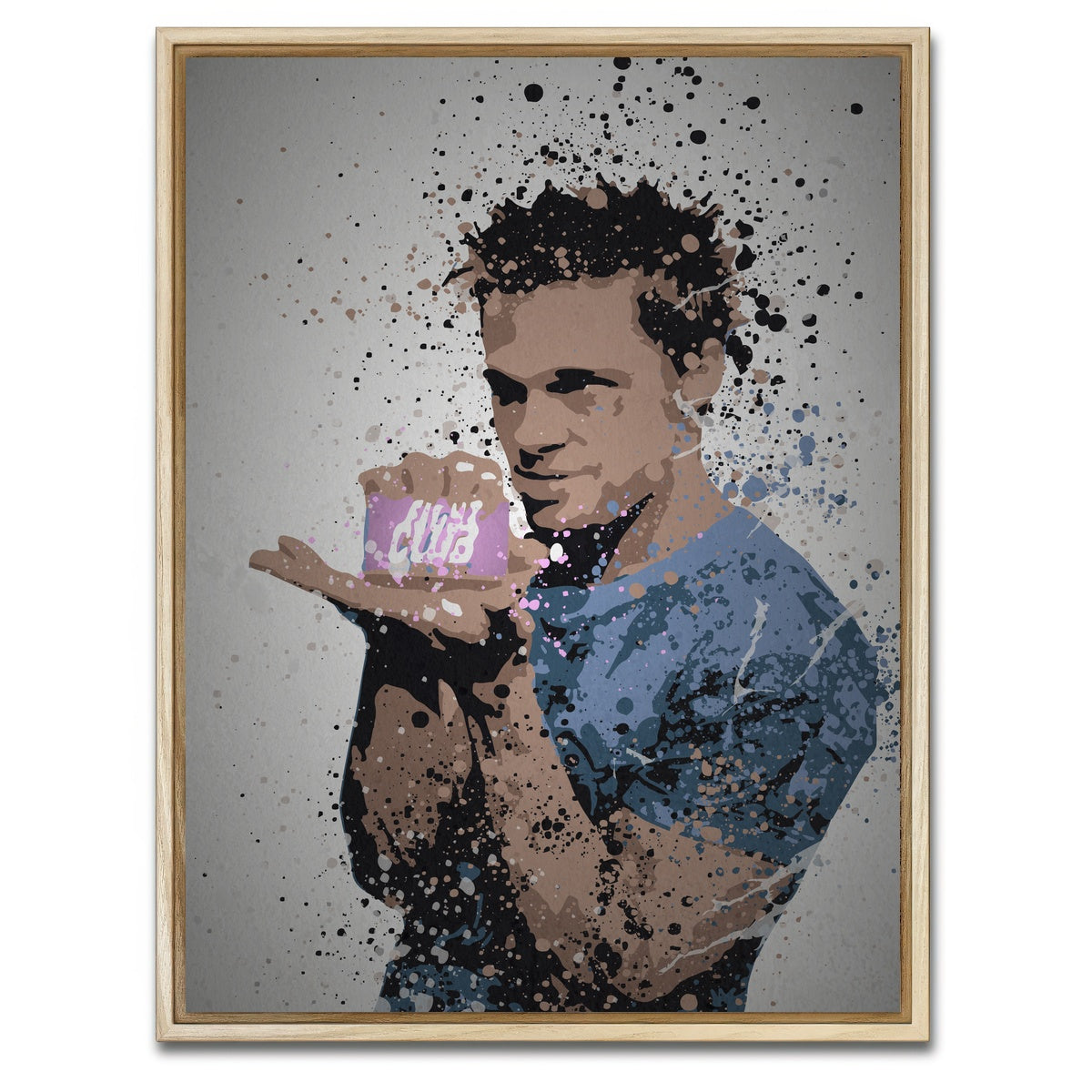 AUTO-MOCKUP WHITE | Fight | 1 Piece | Natural Framed Canvas | group=3x4