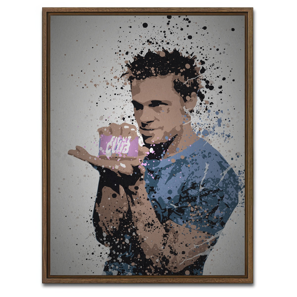 AUTO-MOCKUP WHITE | Fight | 1 Piece | Walnut Framed Canvas | group=3x4