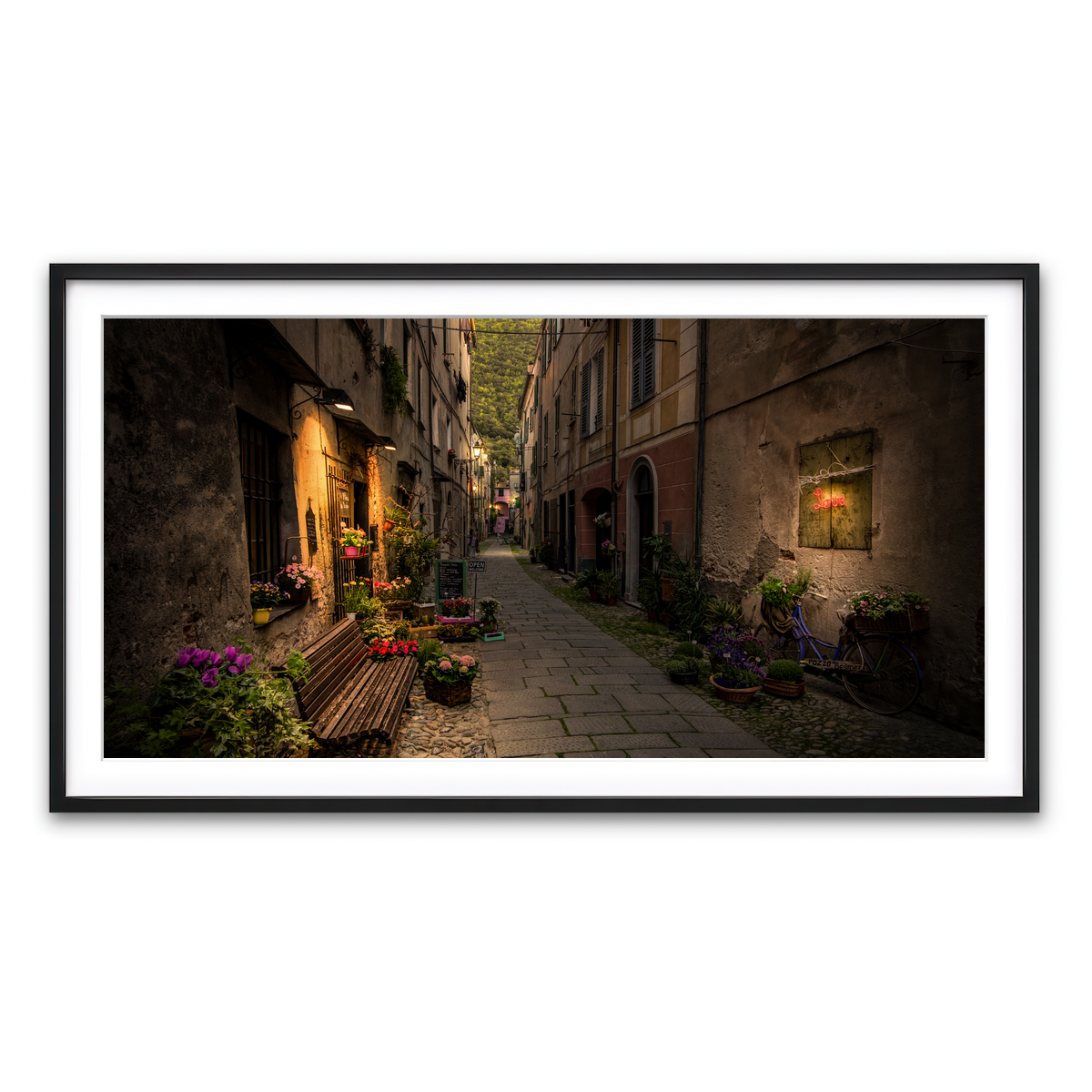 Framed Print 2x1 Black