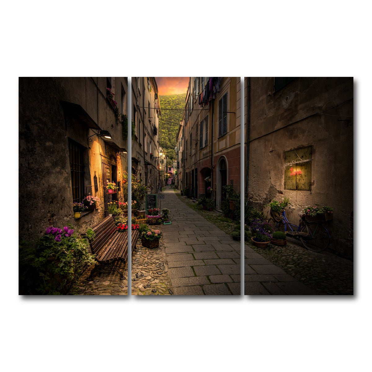 AUTO-MOCKUP WHITE | Finalborgo | 3 Piece | Gallery Wrap Canvas | group=12x24