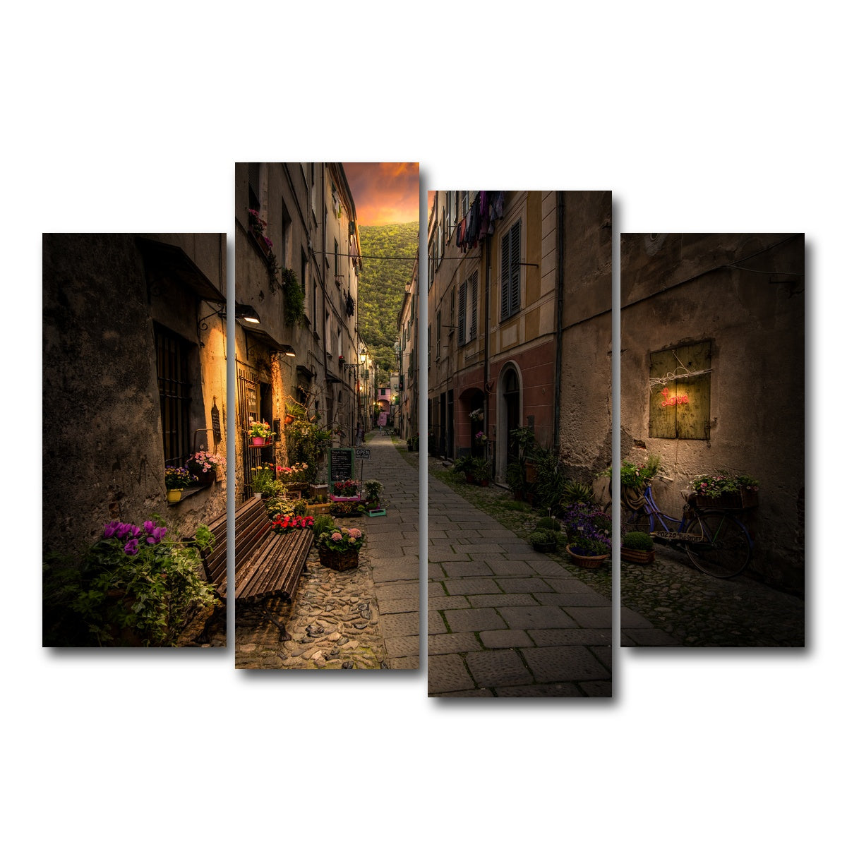 AUTO-MOCKUP WHITE | Finalborgo | 4 Piece | Gallery Wrap Canvas | group=4_normal