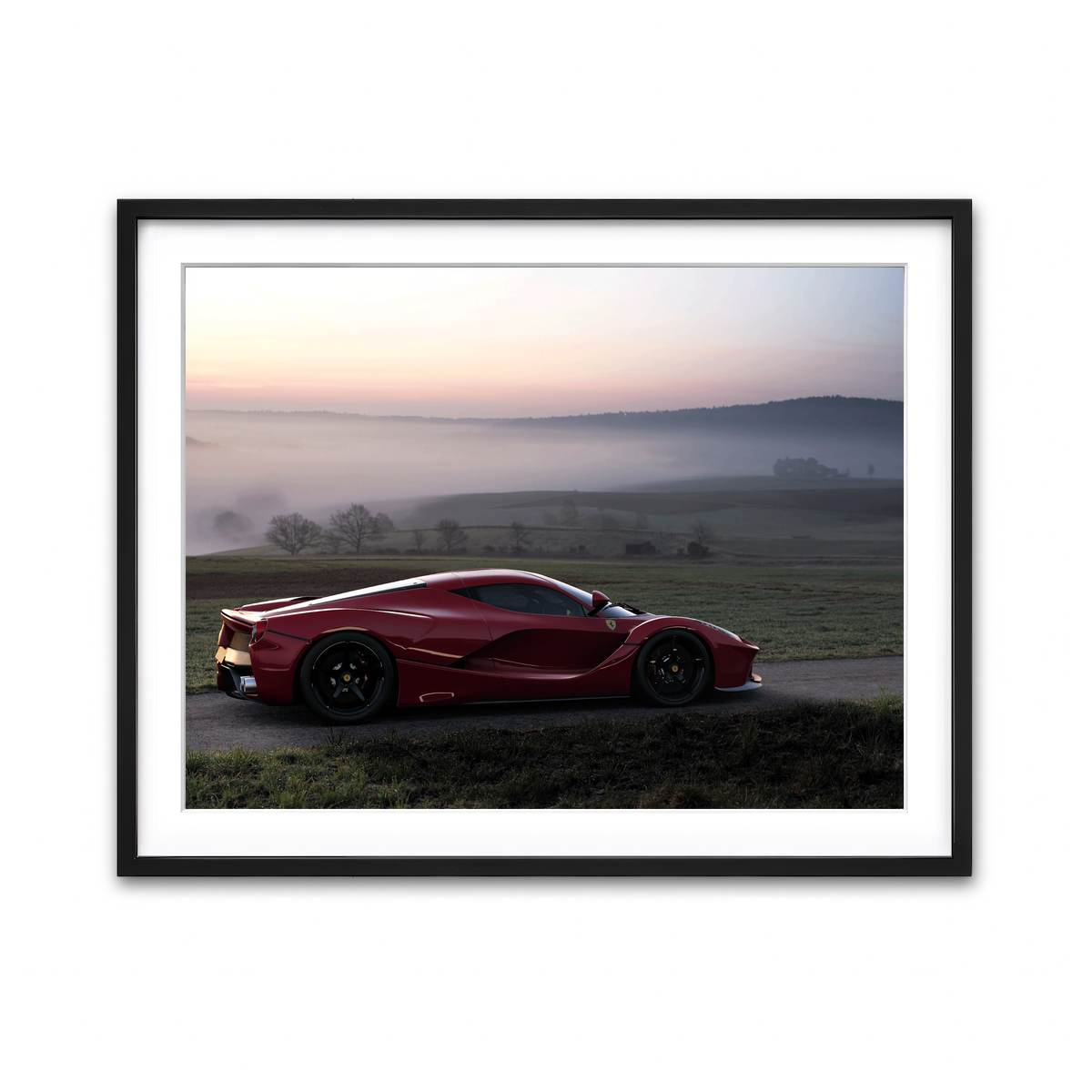 Framed Print 4x3 Black