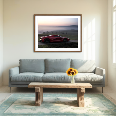 AUTO-MOCKUP ROOM | Finally At Peace Wall Art