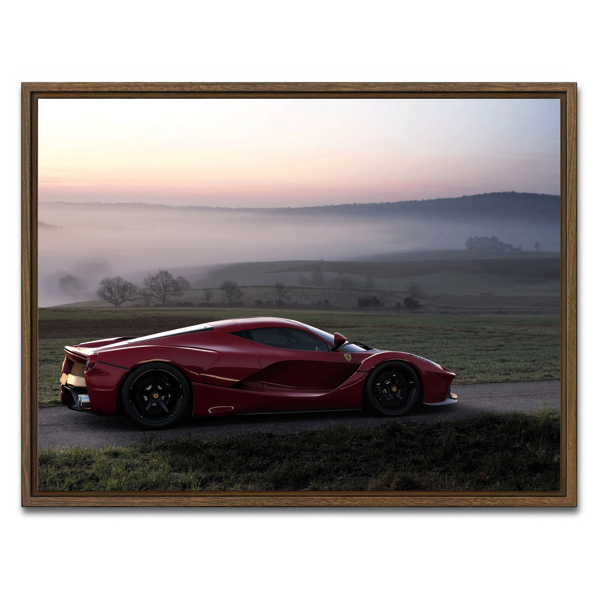 AUTO-MOCKUP WHITE | Finally at Peace | 1 Piece | Walnut Framed Canvas | group=4x3