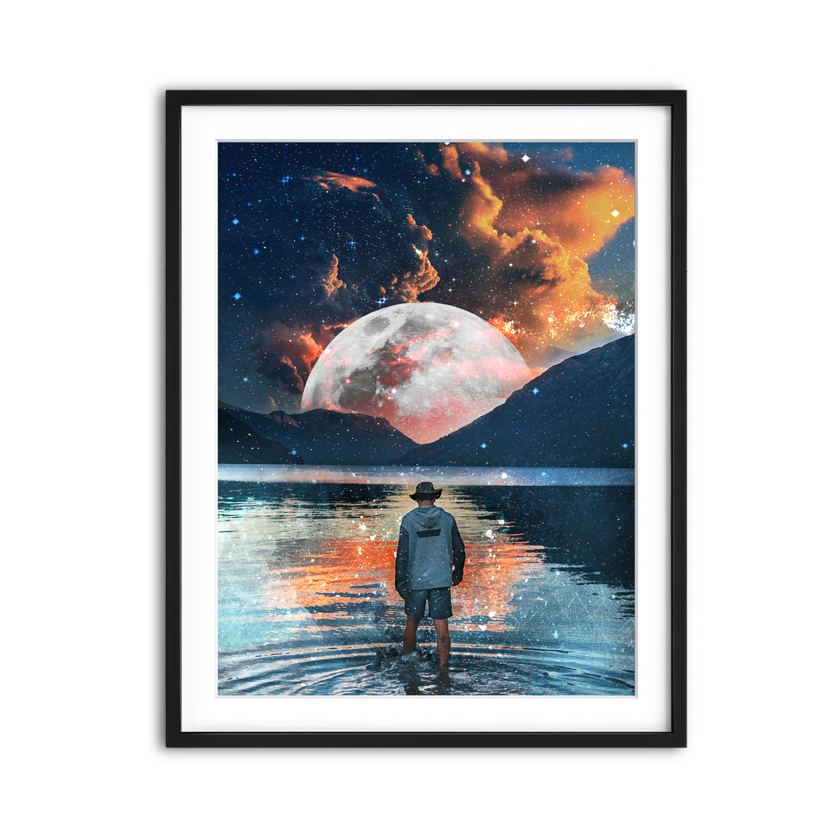 Framed Print 3x4 Black