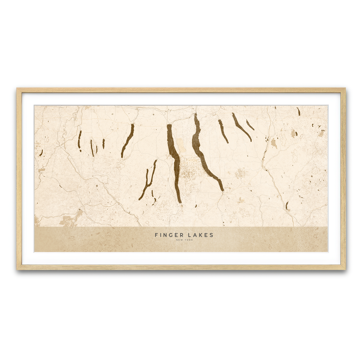 Framed Print 2x1 Natural