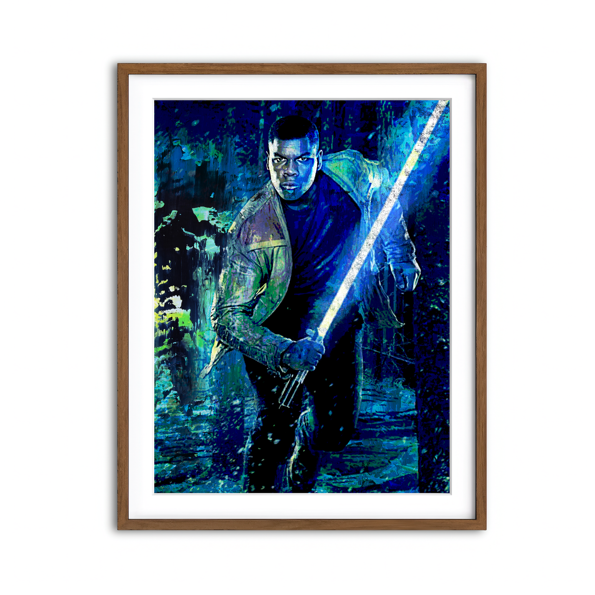 Framed Print 3x4 Walnut