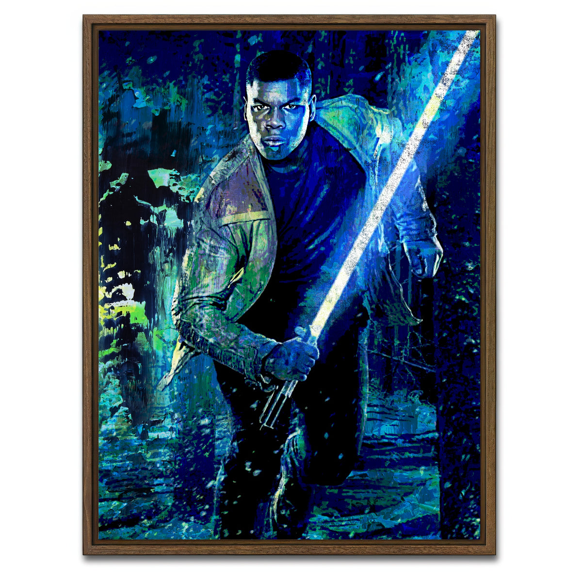 AUTO-MOCKUP WHITE | Finn | 1 Piece | Walnut Framed Canvas | group=3x4