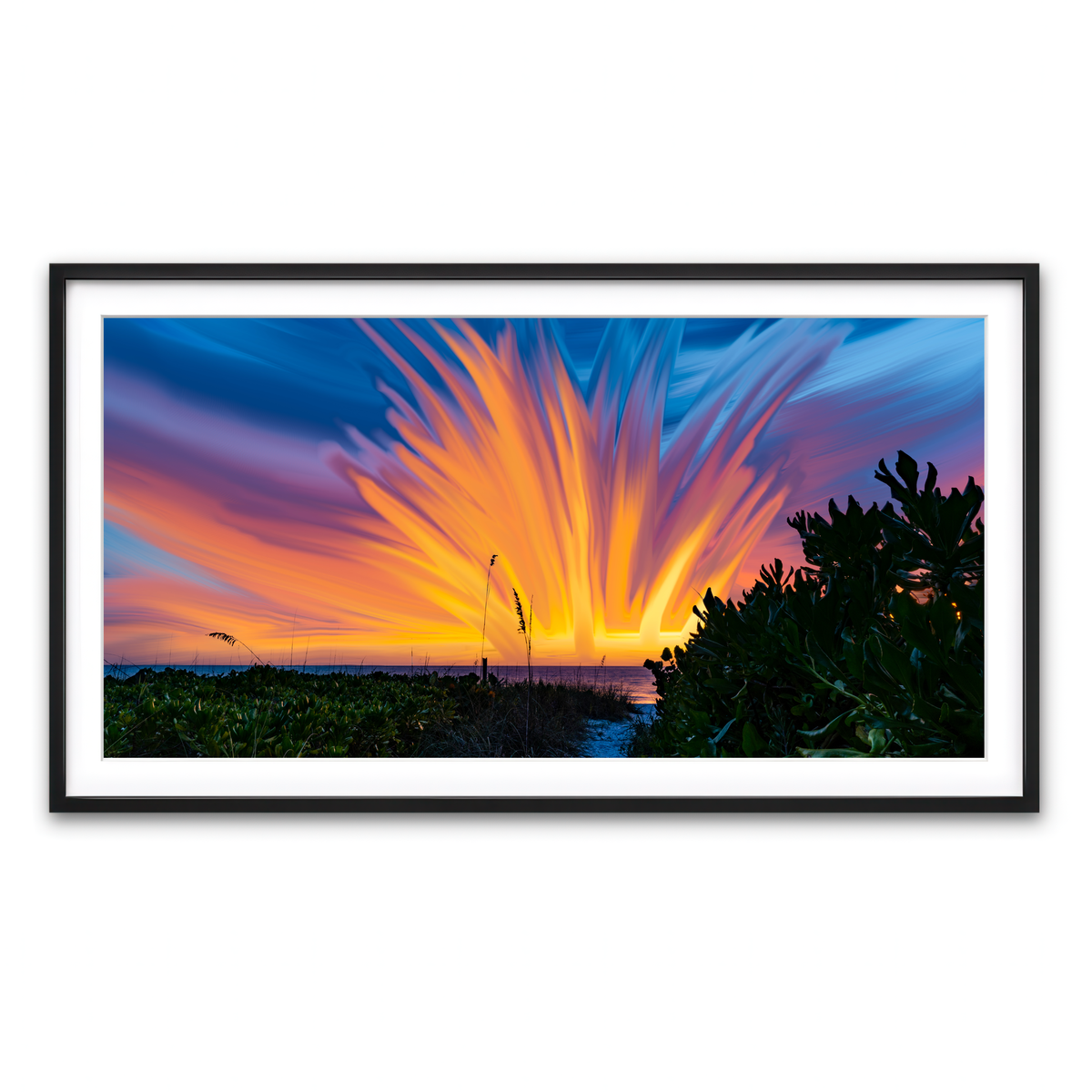 Framed Print 2x1 Black