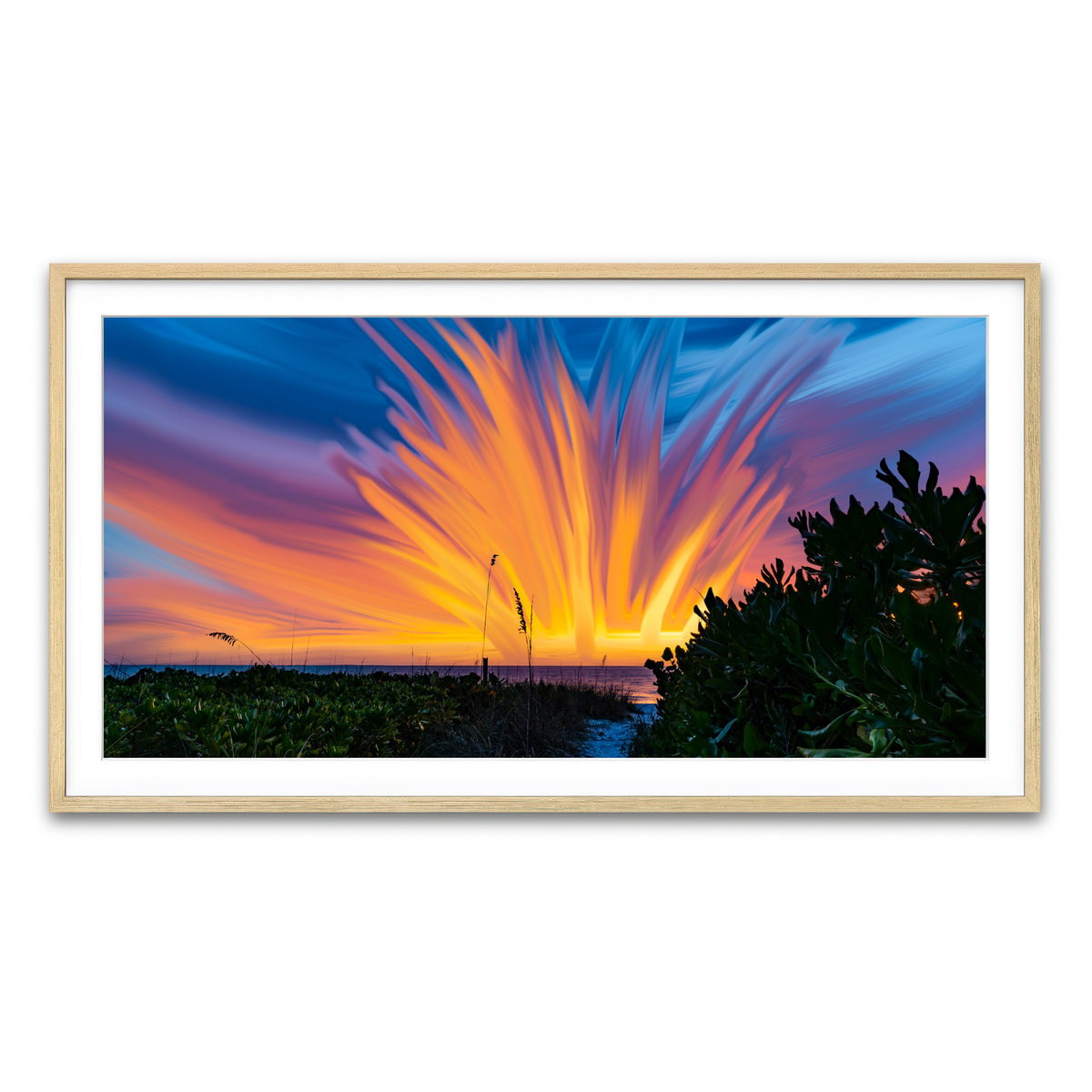 Framed Print 2x1 Natural