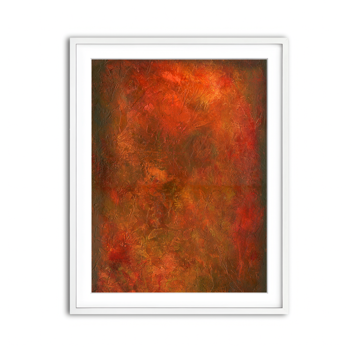 Framed Print 3x4 White