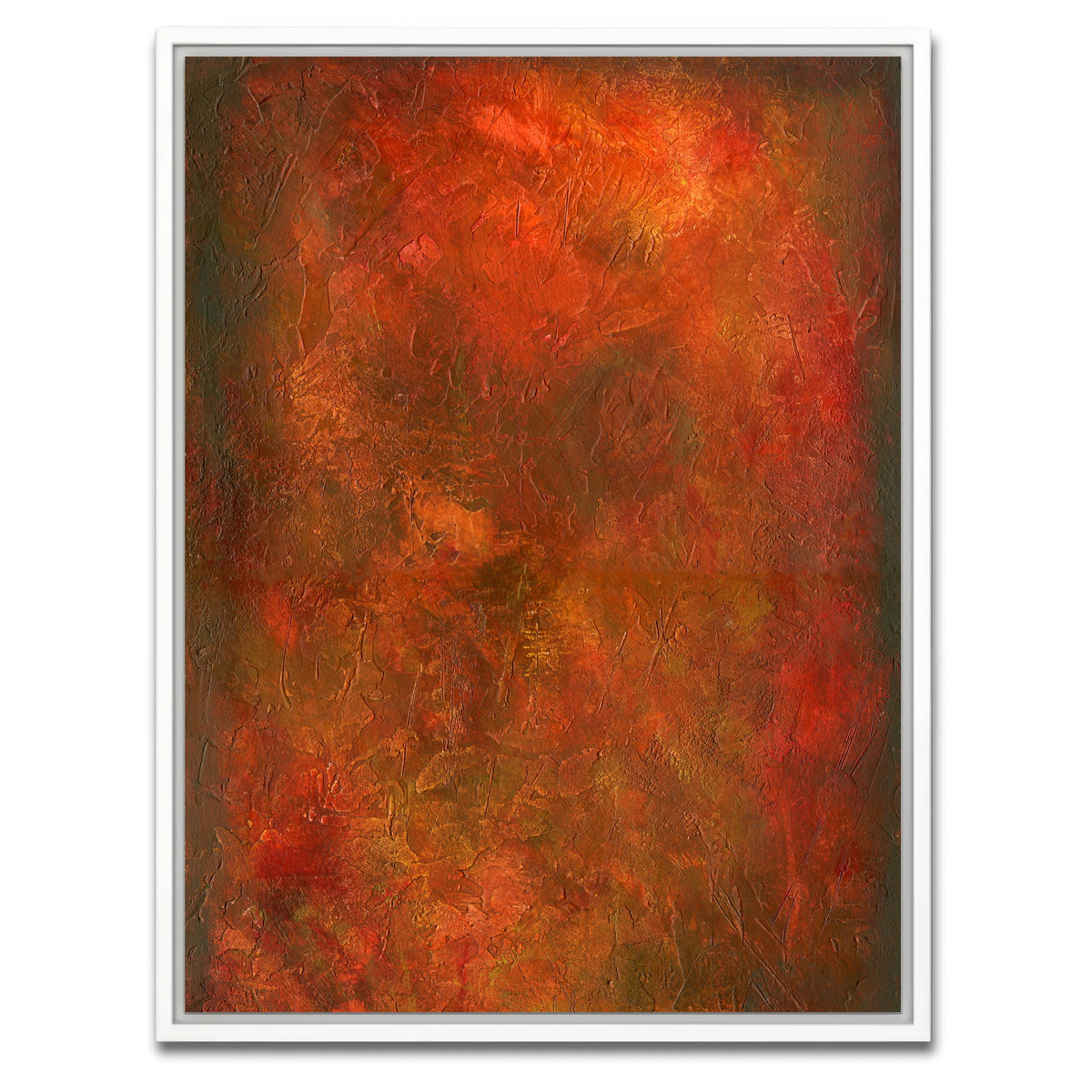 AUTO-MOCKUP WHITE | Fire | 1 Piece | White Framed Canvas | group=3x4