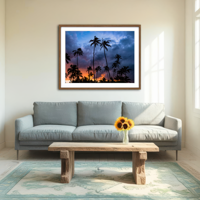 AUTO-MOCKUP ROOM | Fire in the Sky Wall Art