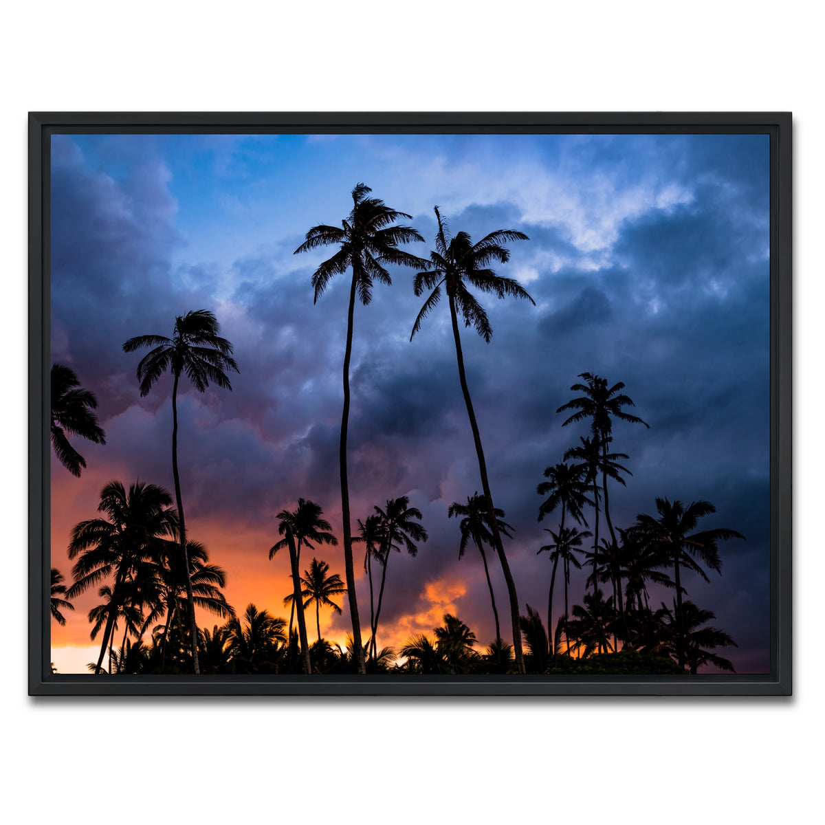 AUTO-MOCKUP WHITE | Fire in the Sky | 1 Piece | Black Framed Canvas | group=4x3