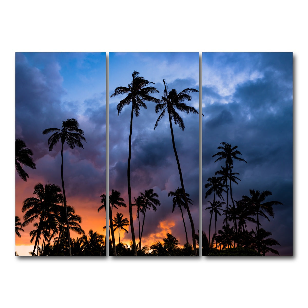 AUTO-MOCKUP WHITE | Fire in the Sky | 3 Piece | Gallery Wrap Canvas | group=8x18