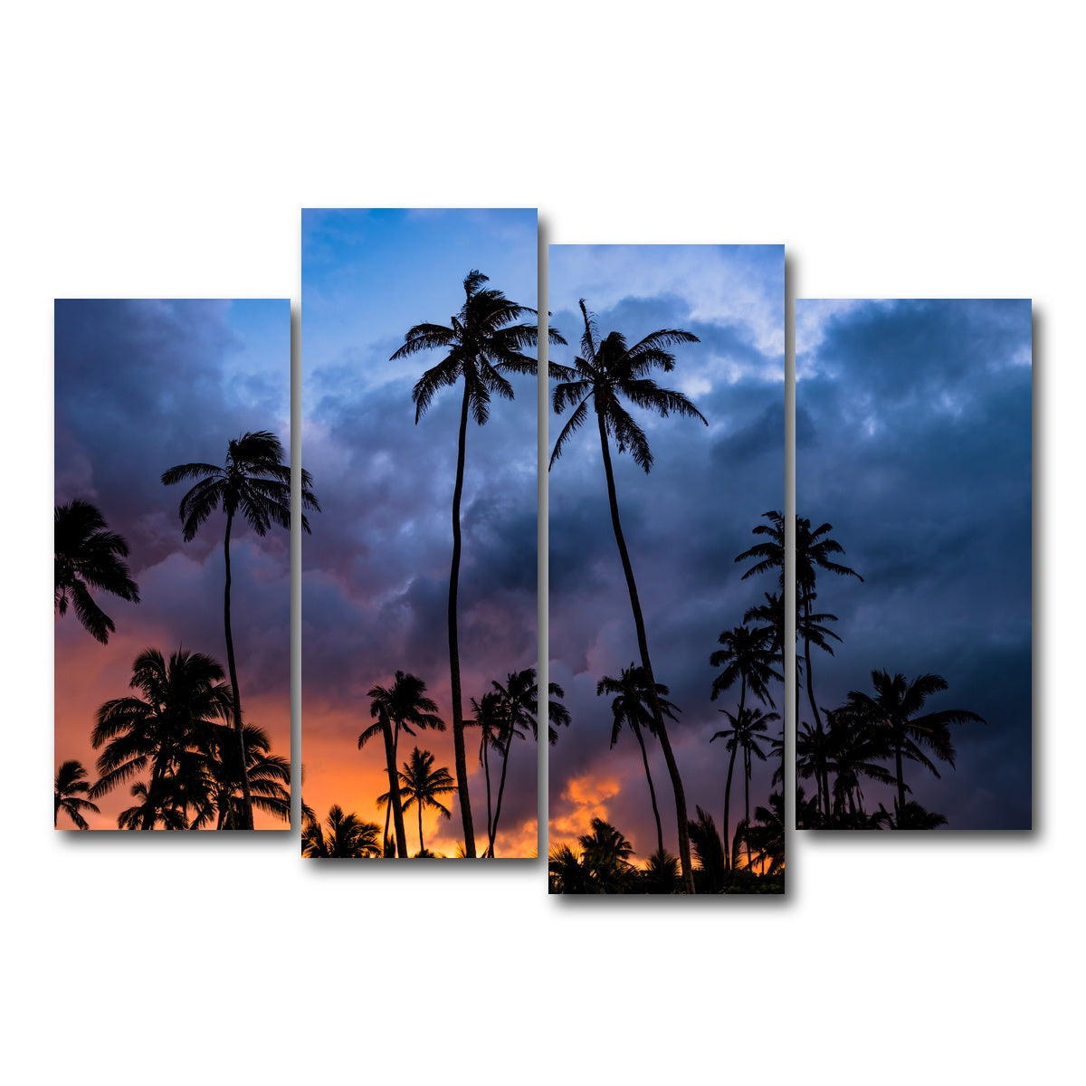 AUTO-MOCKUP WHITE | Fire in the Sky | 4 Piece | Gallery Wrap Canvas | group=4_normal