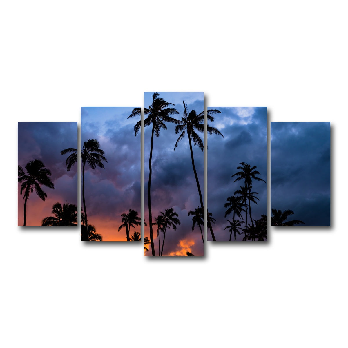 AUTO-MOCKUP WHITE | Fire in the Sky | 5 Piece | Gallery Wrap Canvas | group=5_normal