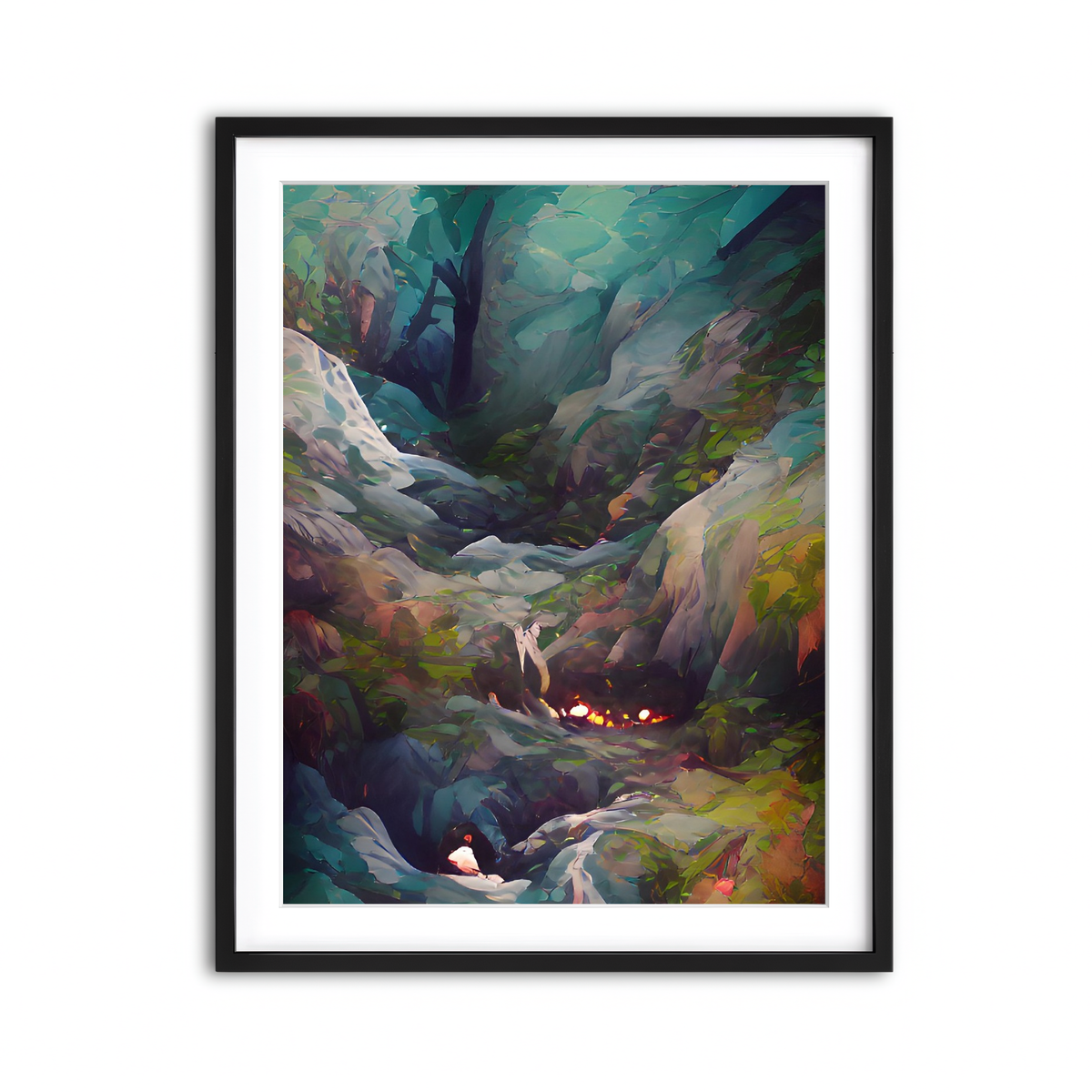 Framed Print 3x4 Black