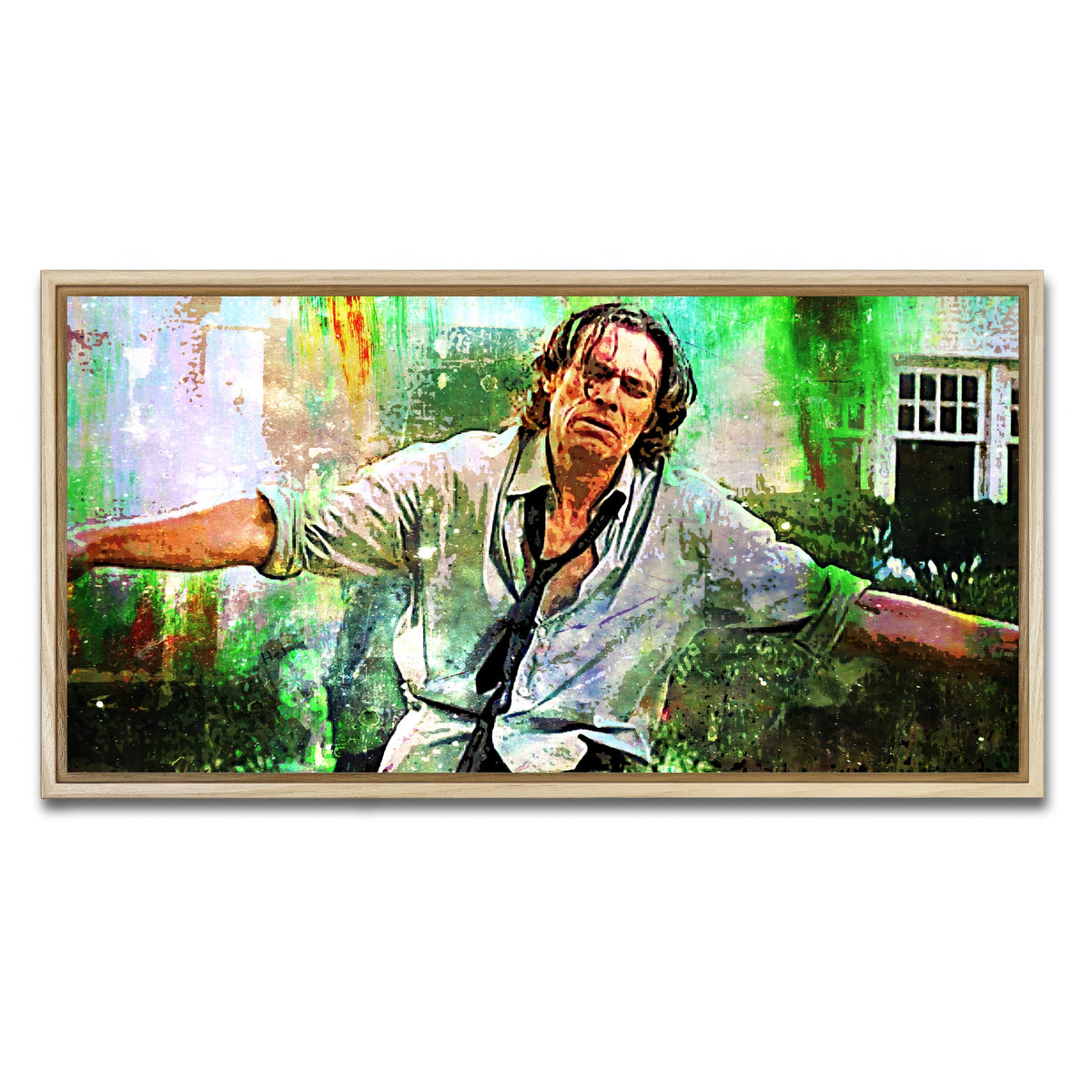 AUTO-MOCKUP WHITE | Firefight | 1 Piece | Natural Framed Canvas | group=2x1