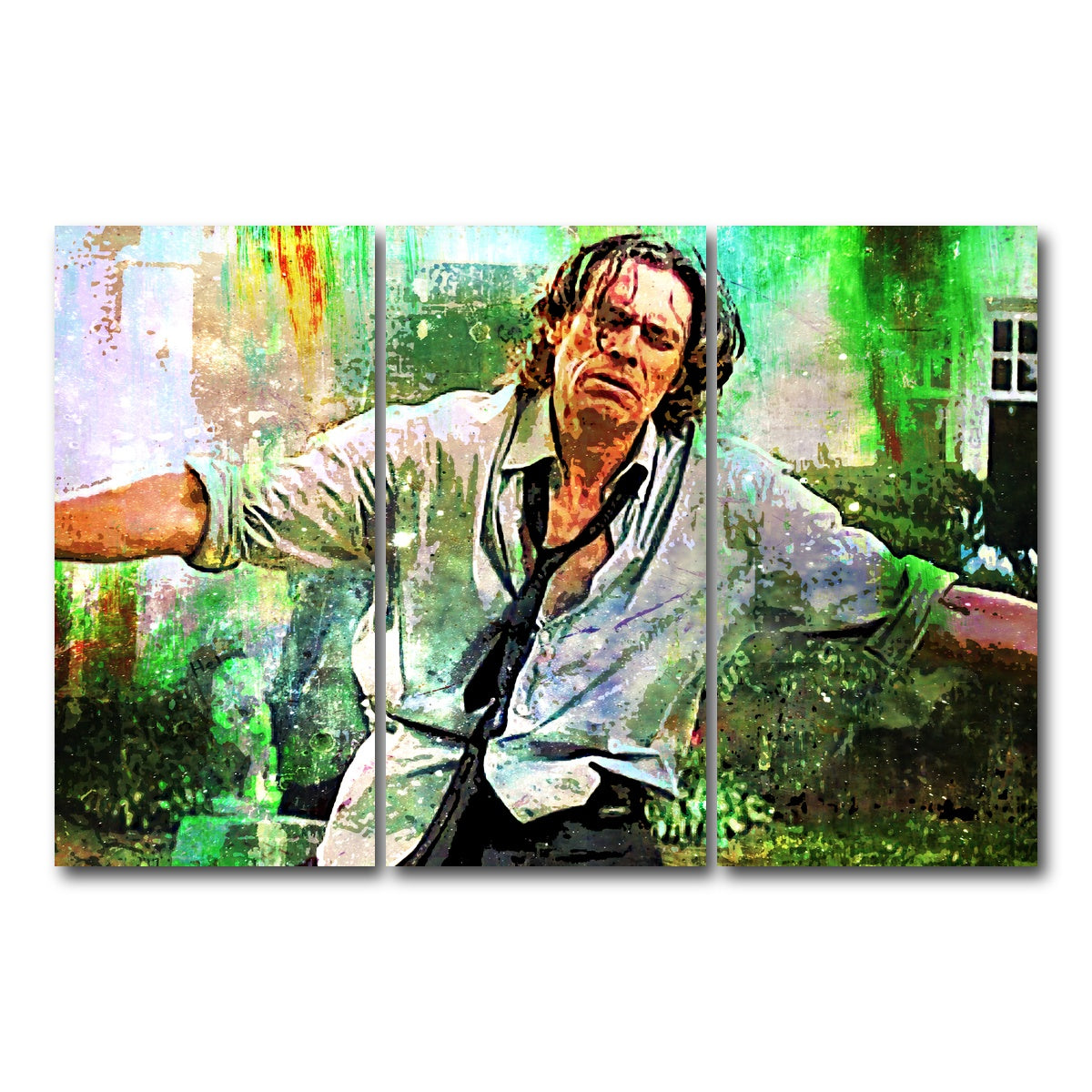 AUTO-MOCKUP WHITE | Firefight | 3 Piece | Gallery Wrap Canvas | group=12x24