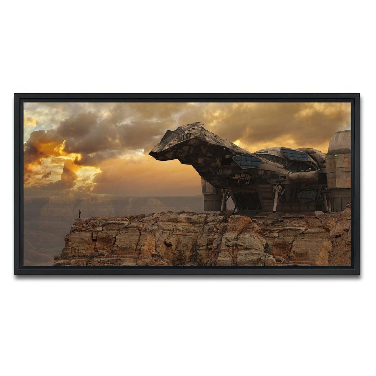 AUTO-MOCKUP WHITE | Firefly | 1 Piece | Black Framed Canvas | group=2x1