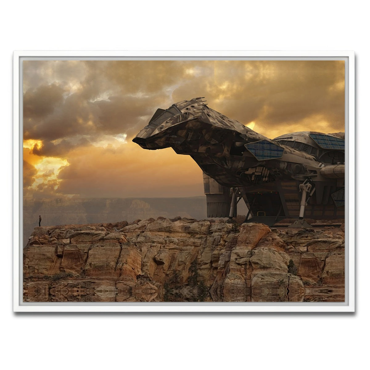AUTO-MOCKUP WHITE | Firefly | 1 Piece | White Framed Canvas | group=4x3