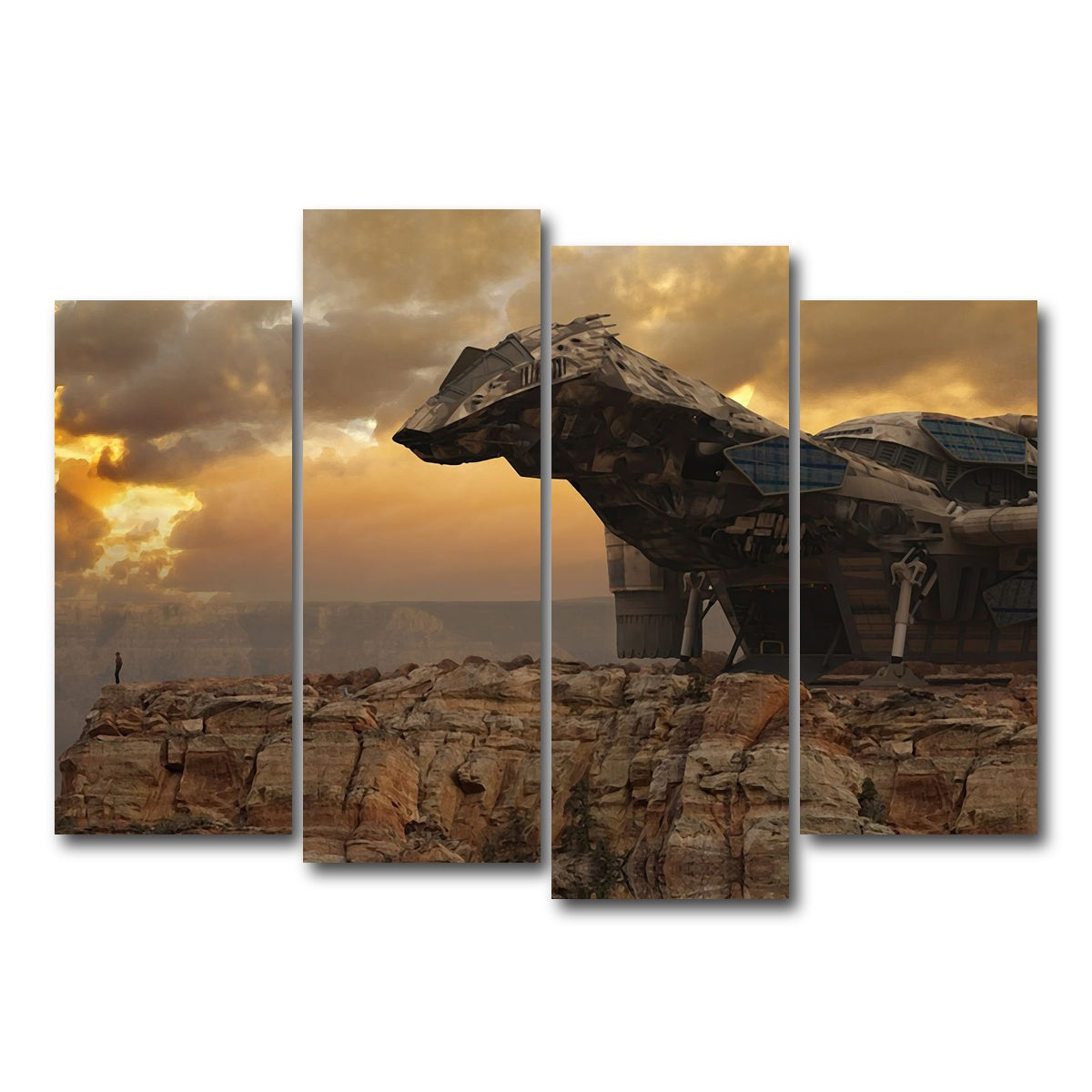 AUTO-MOCKUP WHITE | Firefly | 4 Piece | Gallery Wrap Canvas | group=4_normal