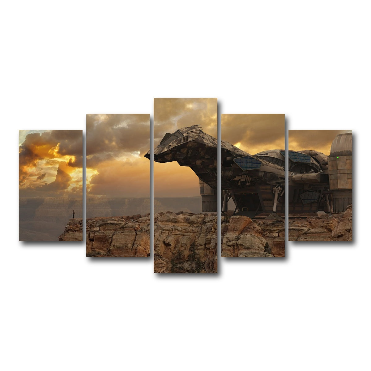 AUTO-MOCKUP WHITE | Firefly | 5 Piece | Gallery Wrap Canvas | group=5_normal