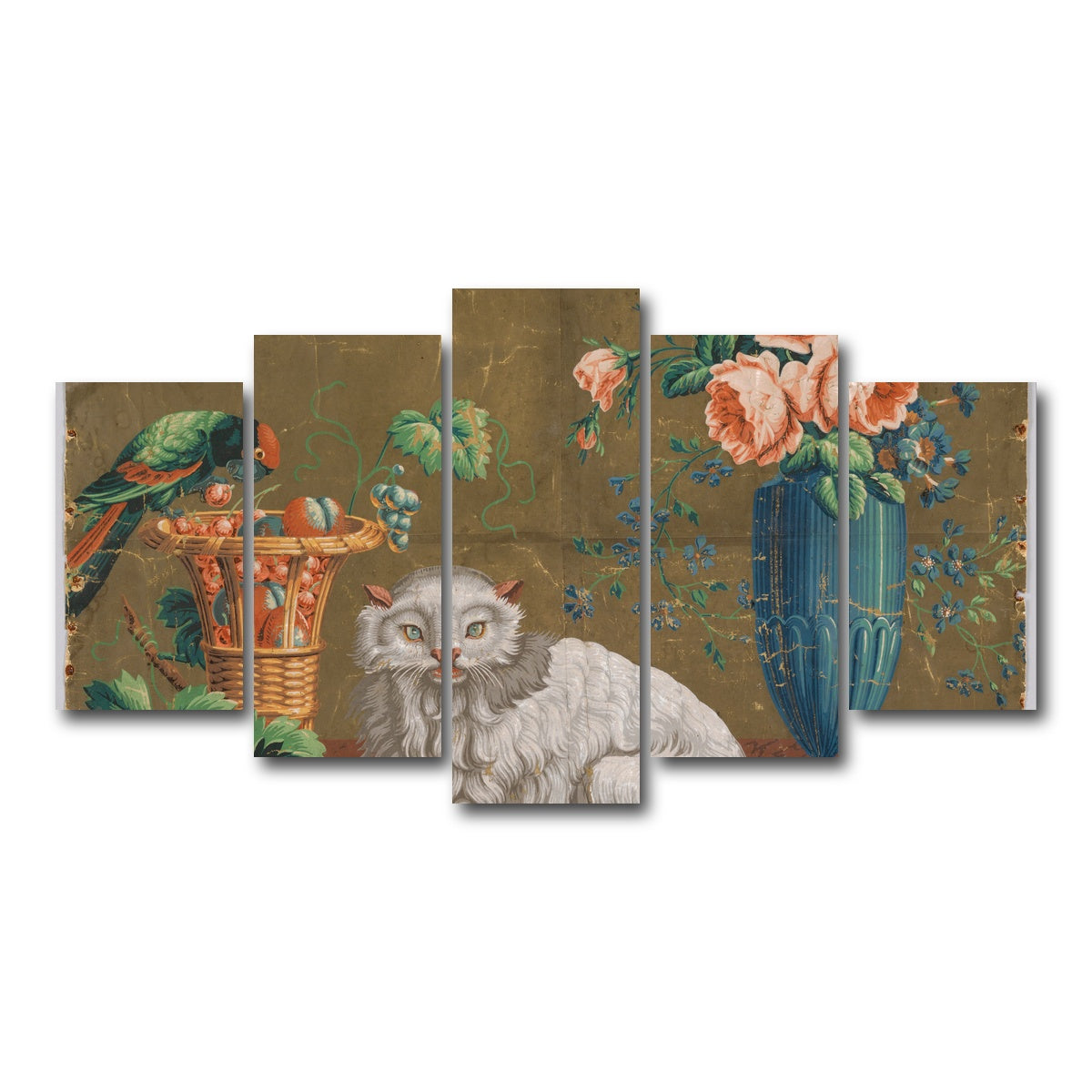 AUTO-MOCKUP WHITE | Firescreen | 5 Piece | Gallery Wrap Canvas | group=5_normal