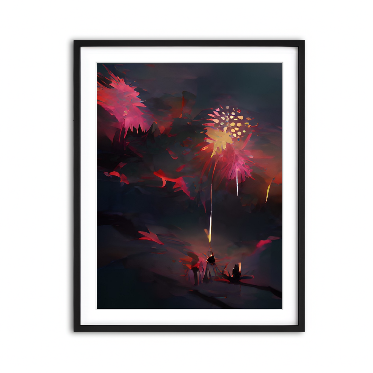 Framed Print 3x4 Black