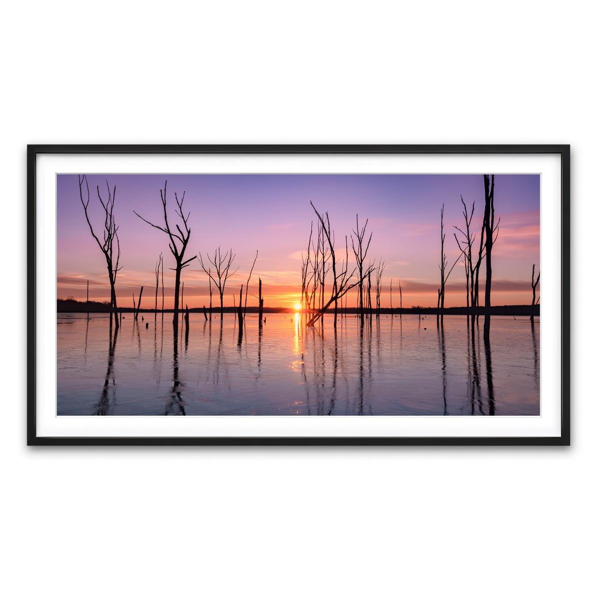 Framed Print 2x1 Black