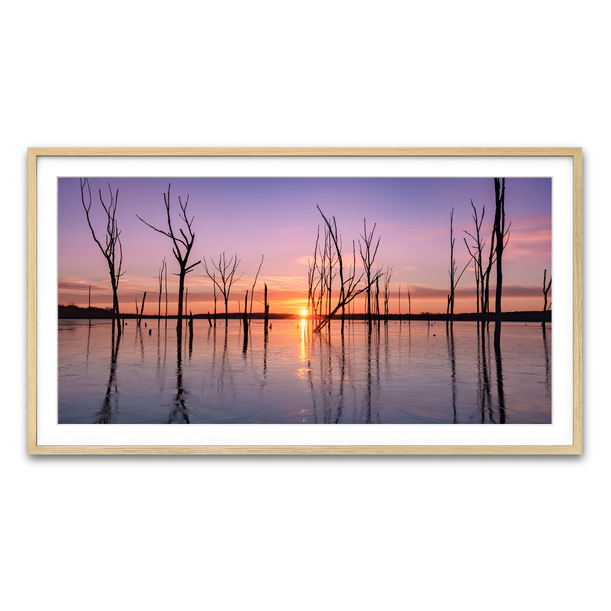 Framed Print 2x1 Natural