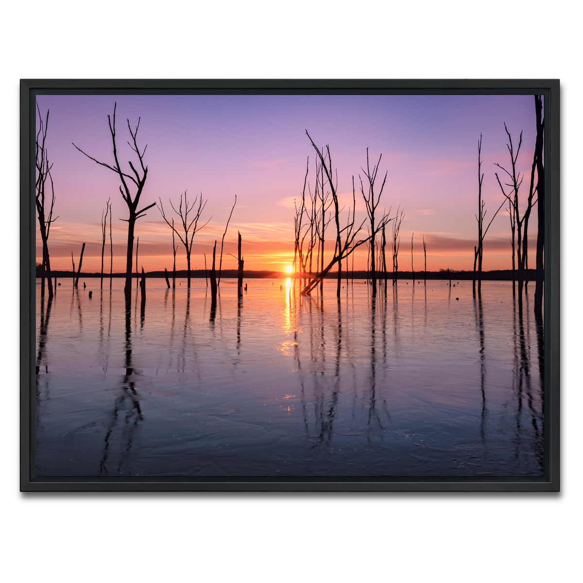 AUTO-MOCKUP WHITE | First Light | 1 Piece | Black Framed Canvas | group=4x3