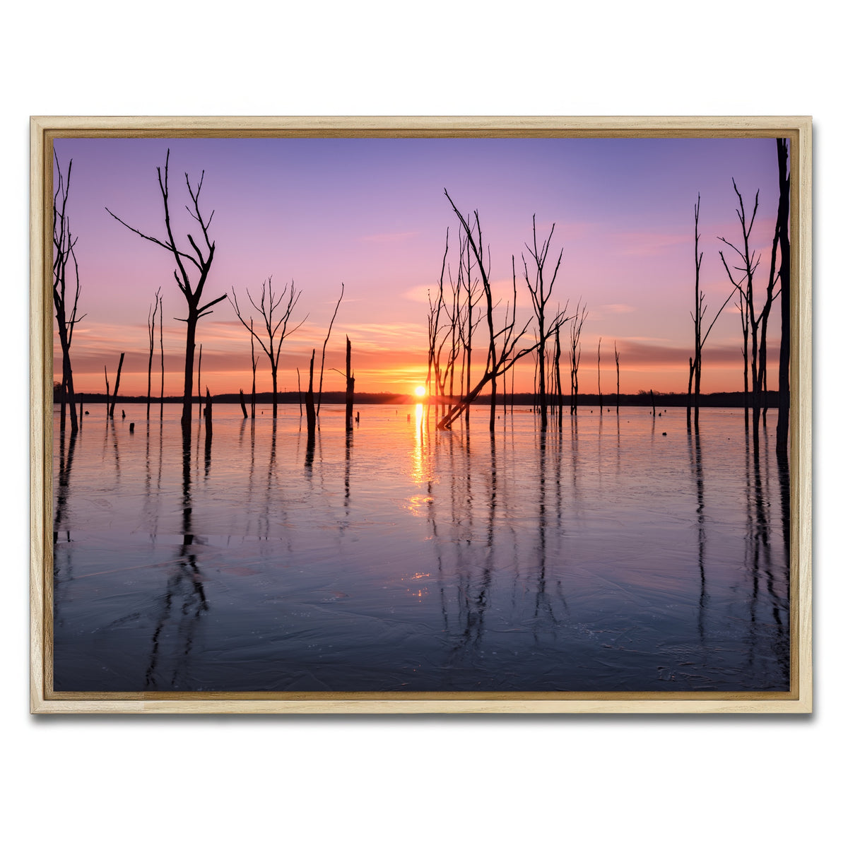 AUTO-MOCKUP WHITE | First Light | 1 Piece | Natural Framed Canvas | group=4x3