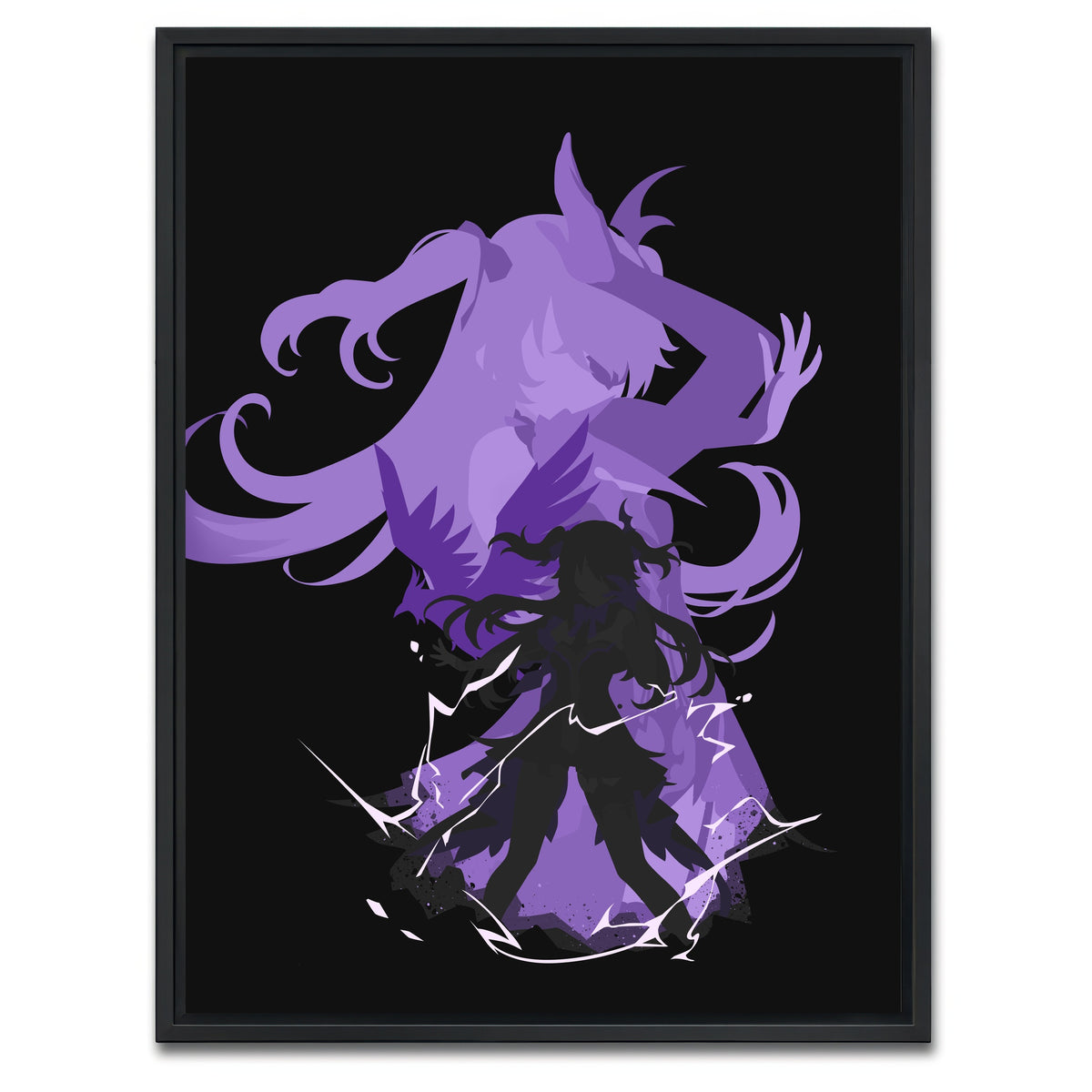 AUTO-MOCKUP WHITE | Fischl | 1 Piece | Black Framed Canvas | group=3x4