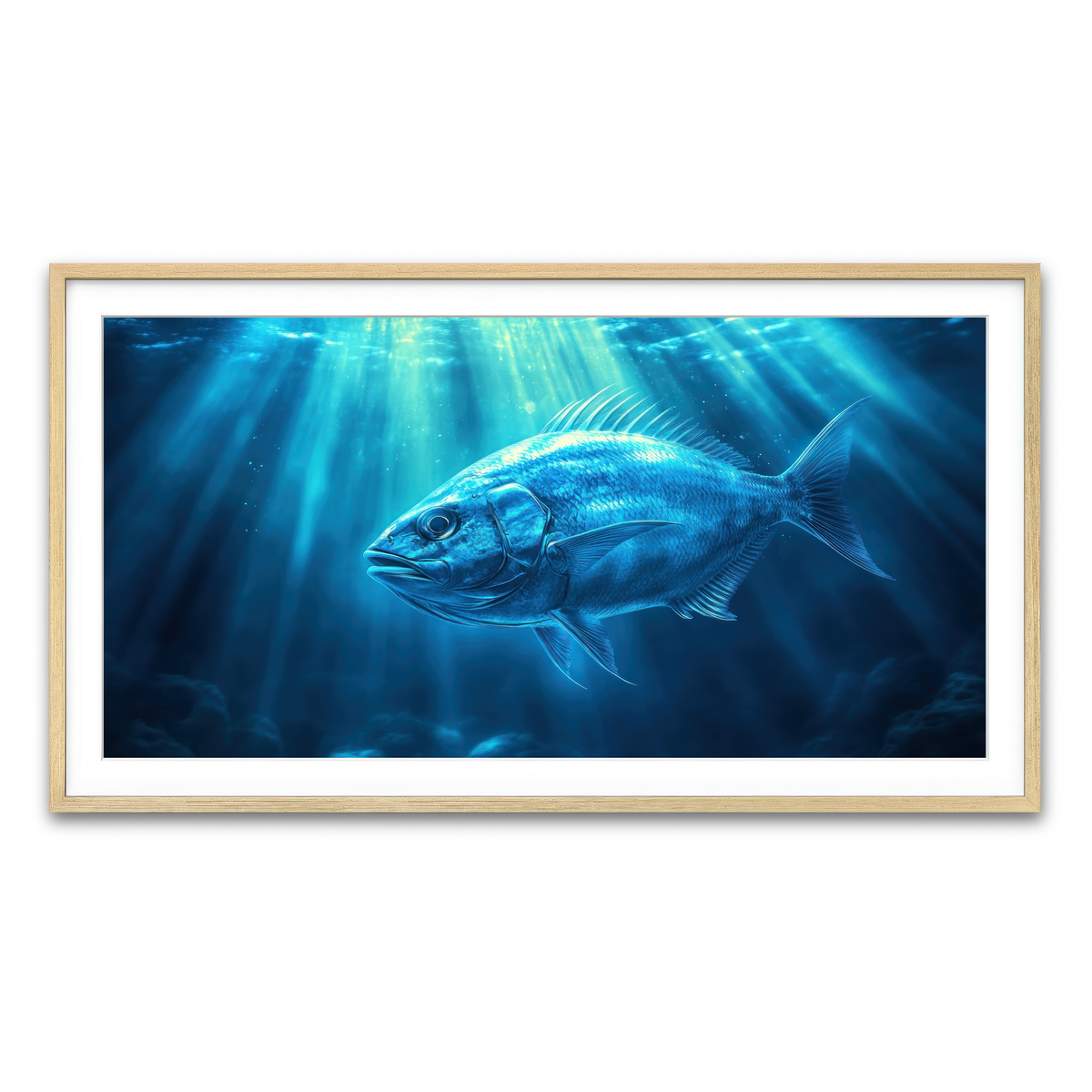 Framed Print 2x1 Natural