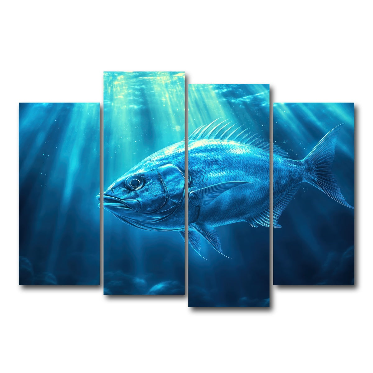 AUTO-MOCKUP WHITE | Fish Dreamscape | 4 Piece | Gallery Wrap Canvas | group=4_normal