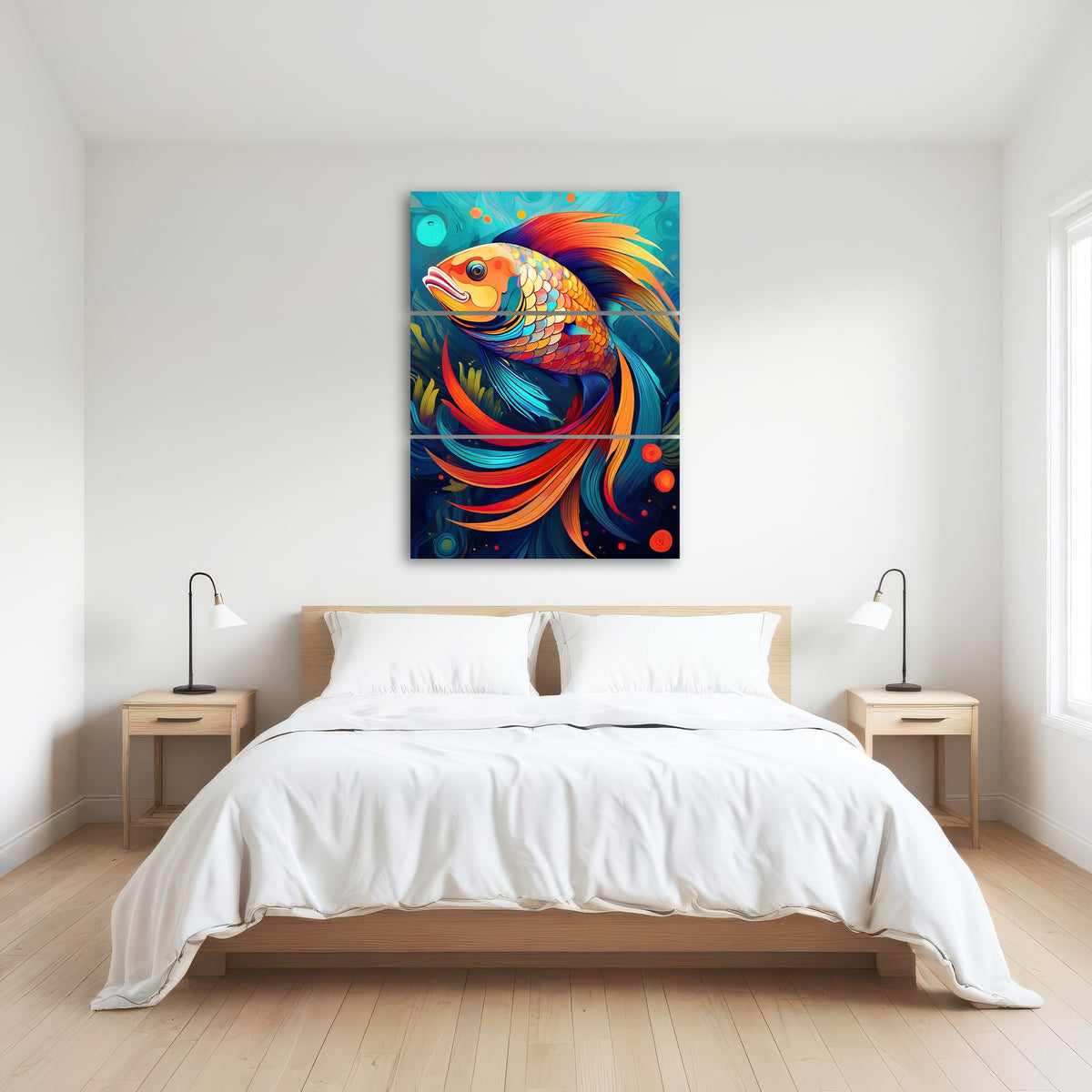 AUTO-MOCKUP ROOM | Fish Modern Art