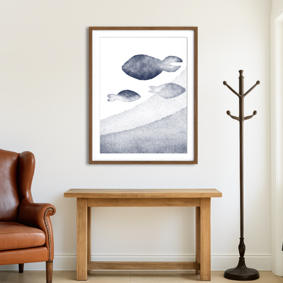AUTO-MOCKUP ROOM | Fishes Wall Art