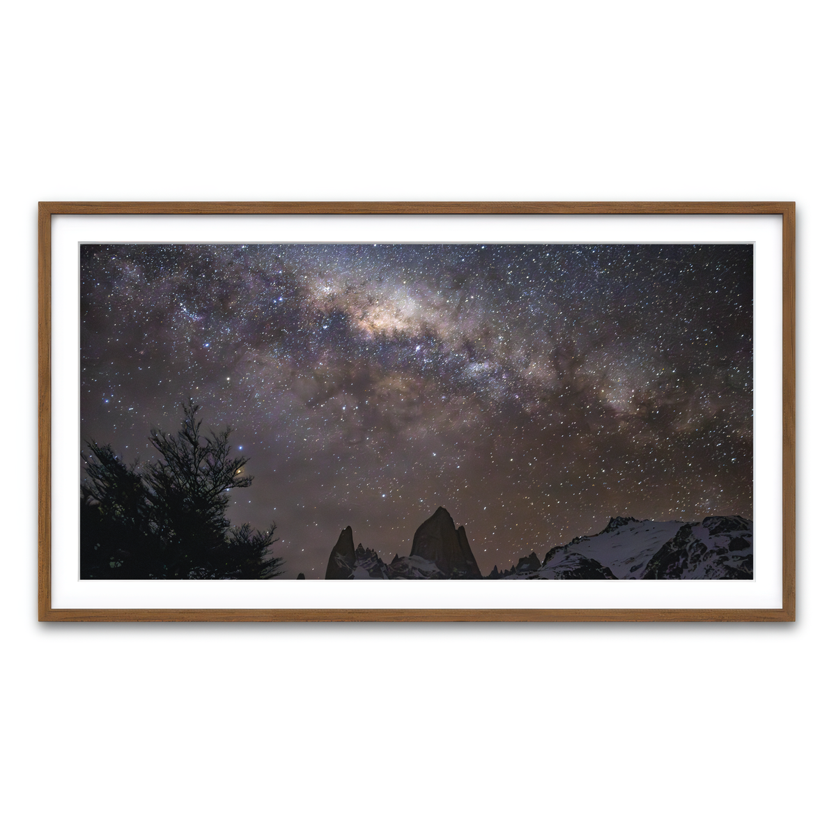 Framed Print 2x1 Walnut