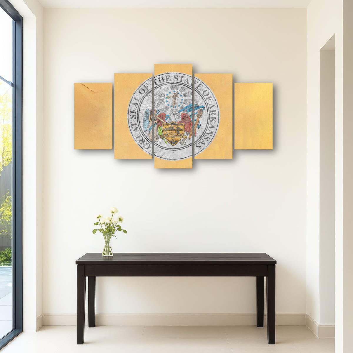 AUTO-MOCKUP ROOM | Flag of US state Arkansas seal