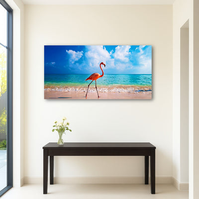 AUTO-MOCKUP ROOM | Flamingo On The Beach