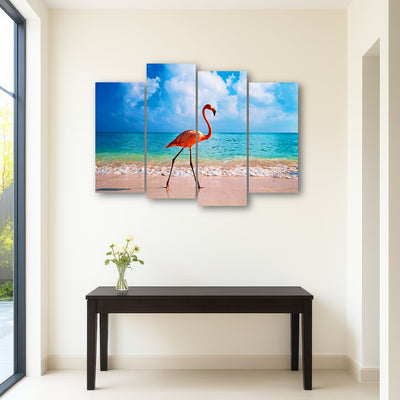 AUTO-MOCKUP ROOM | Flamingo On The Beach